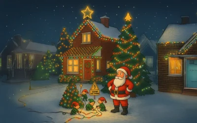 Slim en veilig je kerstverlichting buiten ophangen